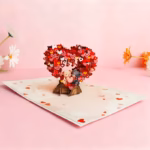 Tarjeta Pop Up Happy Valentine´s Day