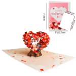 Tarjeta Pop Up Happy Valentine´s Day