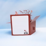 Tarjeta Pop Up Pandas Enamorados - Imagen 4