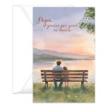 Tarjeta de Felicitaciones Pequeña con Sobre — Muchas Felicidades