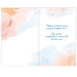 Tarjeta de Felicitaciones Pequeña con Sobre — Muchas Felicidades