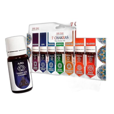 Para Mamá 🌸 — Set de Esencias Sri Sai 7 Chakras ✨