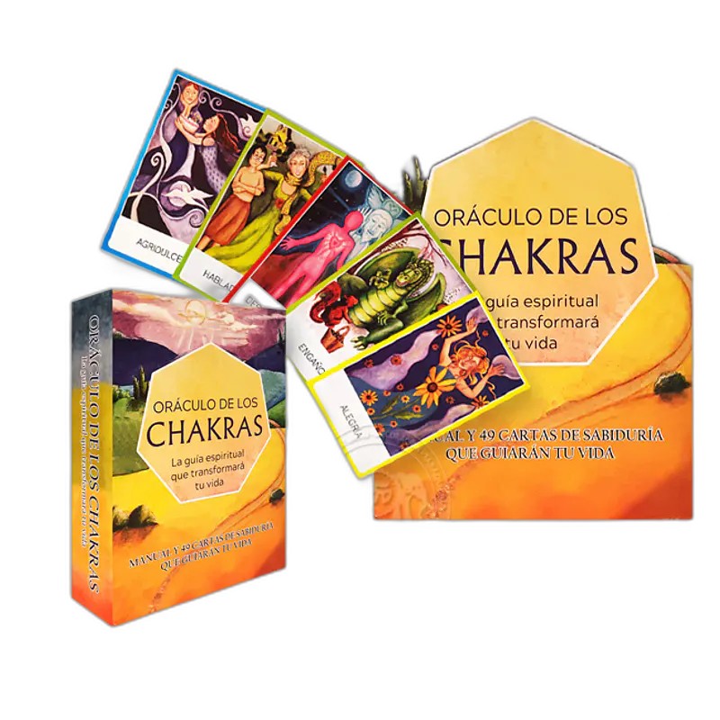 Set Cartas Oráculo Chakras ✨