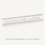 Cinta impresa personalizada para condolencias