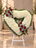 Corazón de Maule y Rosas Condolencias – Atril 1,65 m