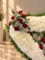Corazón de Maule y Rosas Condolencias – Atril 1,65 m