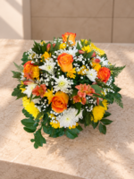 Arreglo Condolencias en Colores – Envío Urgente Funerarias Viña y Valparaíso