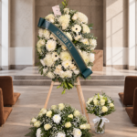 Set 3 Arreglos condolencias Funeral Coronas